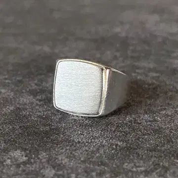 멕시칸 주얼리 실버 925 시그넷 반지 핑키링 스퀘어