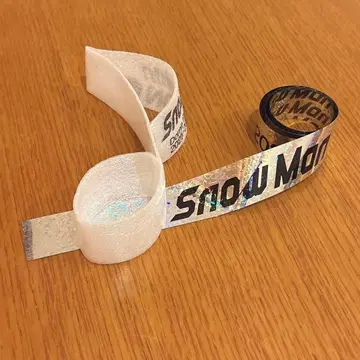 SnowMan Snow Man ON 돔 라이브 낙하물 은색 테이프 음표