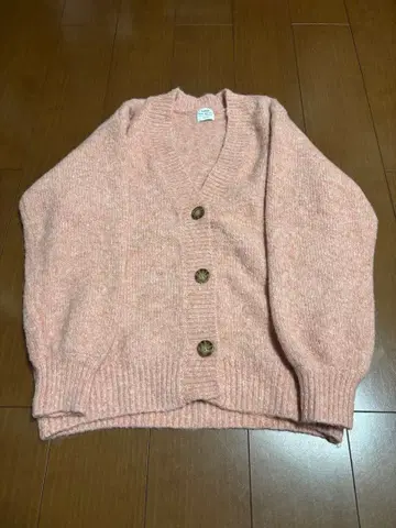 coen 핑크 가디건 긴팔