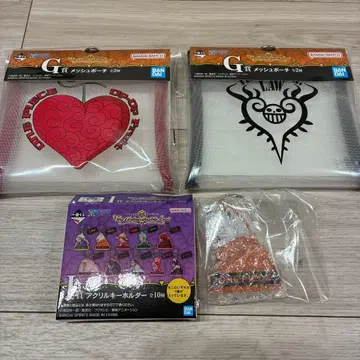 제일복권 원피스 G상 메쉬 파우치 2종 베포 아크릴 키링