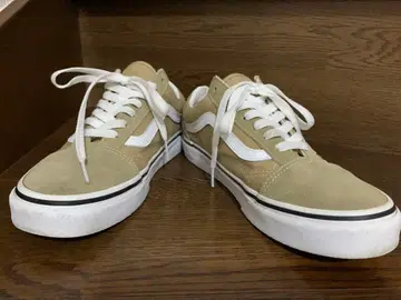 VANS 베이지 스웨이드 스니커즈 24cm
