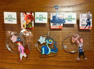 주토피아 아크릴 키링 세트