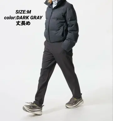 유니클로 UNIQLO 웜 스트레치 팬츠 긴 길이 M DARK GRAY