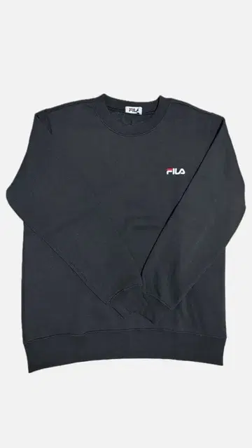 트레이닝복 맨투맨 긴팔 블랙 블랙 FILA