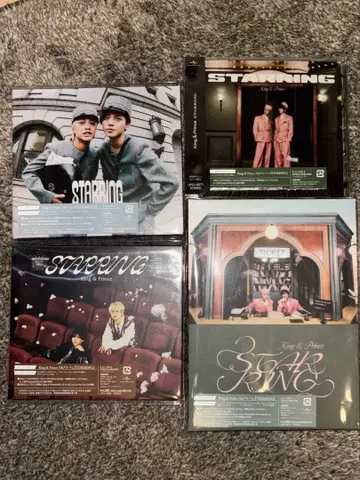 킹프리 앨범 STARRING 4형태 세트 특전 포함 DVD