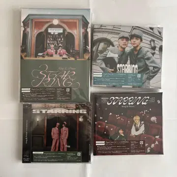 King & Prince STARRING 4형태 세트 Blu-Ray