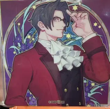 역전재판 중국 상하이 한정판 플라워 시리즈 미츠루기 레이지 아크릴 코스터