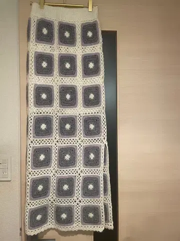 FURFUR 타이트 스커트 아이보리/그레이