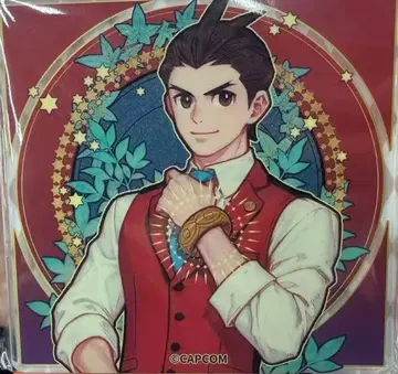 역전재판 중국 상하이 한정판 플라워 시리즈 오도로키 호스케 아크릴 코스터