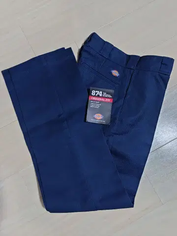 Dickies 874 다크 네이비 워크 팬츠 w28xl32