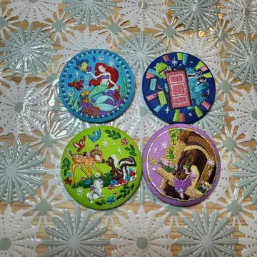 디즈니 자수 캔뱃지