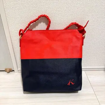 키타무라(Kitamura)의 바이컬러 숄더백