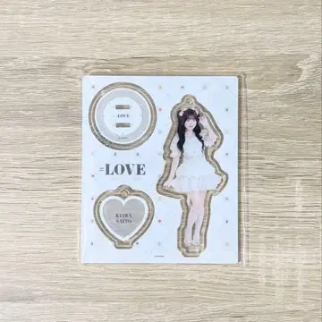 =LOVE 이코라브 아크릴 스탠드 보석 의상 사이토 지아라