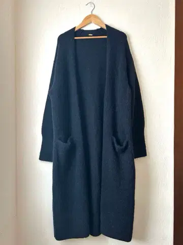 Mila Owen 미라 오웬 롱 가디건 네이비 M