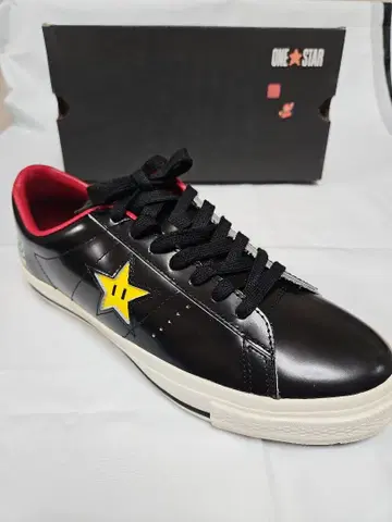 컨버스 원스타 슈퍼 마리오 블랙