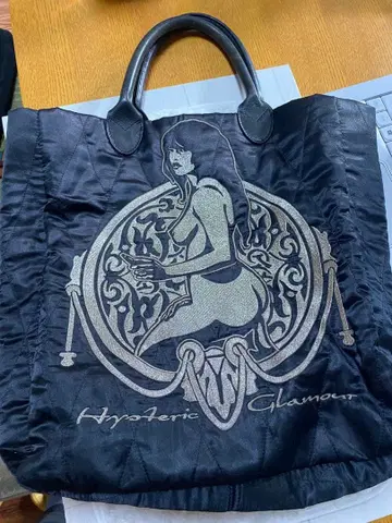 [ 레어품 ] HYSTERIC GLAMOUR 퀼팅 토트백