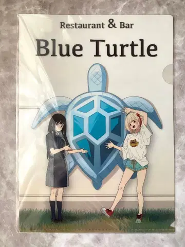 리코리스 리코일 미야코지마 콜라보 클리어 파일 블루 터틀