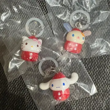 산리오 딸기 표시 액세서리 시나몬 우사하나 키티