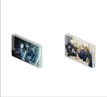 주술회전 팬파레 복권 D상 아크릴 블록 2점