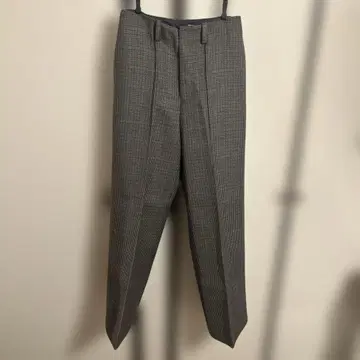 AUTRALEE 체크 무늬 팬츠 그레이 계열