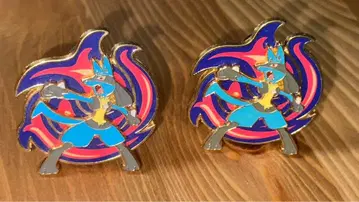 루카리오 핀 배지 2개 세트