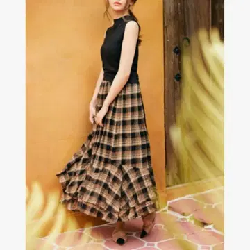 Herlipto cotton-Blend Voile Maxi Skirt