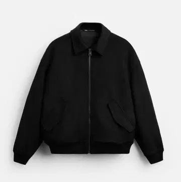 페이크 스웨이드 봄버 자켓