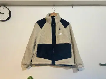 리버서블 플리스 자켓 베이지/네이비