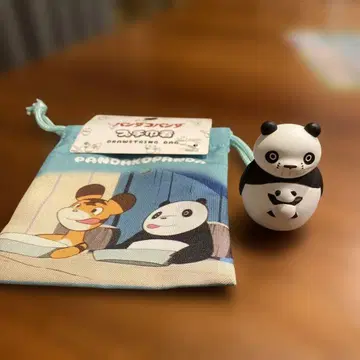 팬더팬더 뚱뚱 흔들흔들 오뚝이 파판다와 판짱+미니 복조리