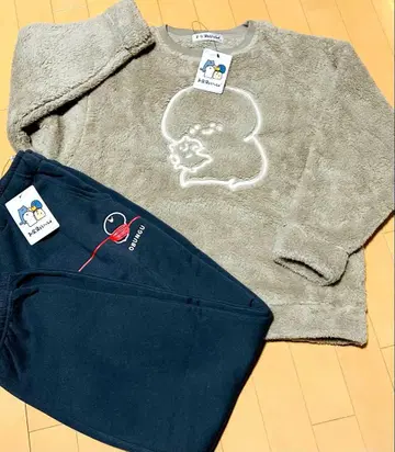 [택 포함] 오분구 씨와 함께 룸웨어 세트 LL 베이지 차콜