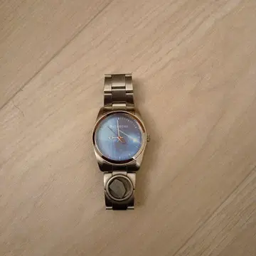 AZURUS 파랑 다이얼 스테인리스 시계