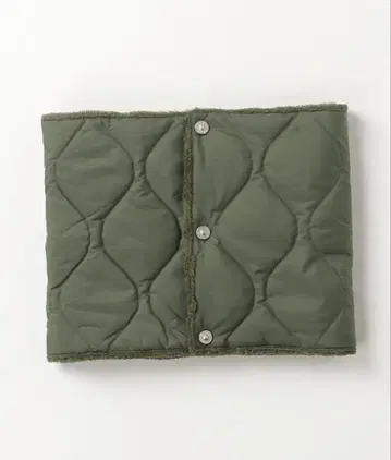 TAION 올리브색 넥워머 리버서블