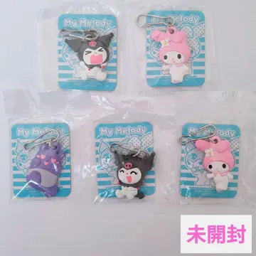 마이멜로디 쿠로미 지퍼 홀더 5개 세트 산리오 헤이세이 레트로