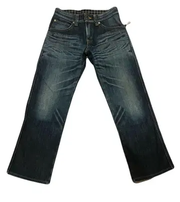 EDWIN 다크 블루 스트레이트 데님