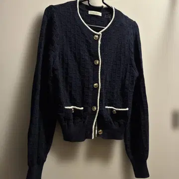 (569) 프로포션 바디 드레싱 바이컬러 가디건 F