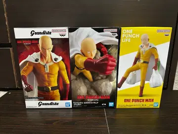 설명란 필독 원펀맨 사이타마 피규어 3개 세트 Grandista