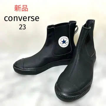 미사용 새상품 컨버스 사이드고어 레인슈즈 23cm 블랙 장화