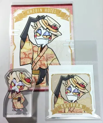 해즈빈 호텔 루시퍼 기모노 코롯토 스티커 브로마이드