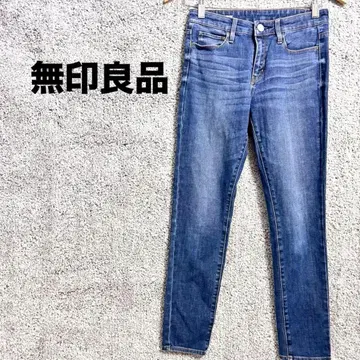 270 무인양품 스키니 테이퍼드 데님 팬츠 청바지 S 가을