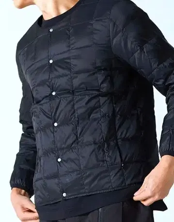 TAION 다운 자켓 TAION-104 블랙 M