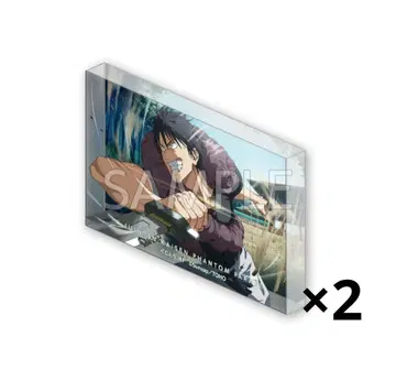 팬파레 복권 후시구로 진 아크릴 블록