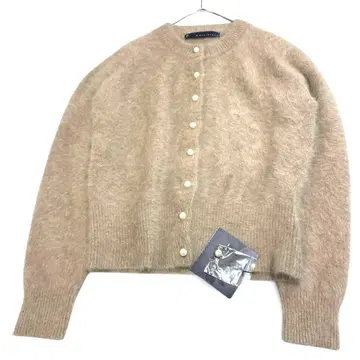 [택 포함 새상품] martinique FOX 캐시미어 펄 버튼 가디건