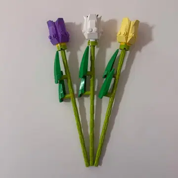 LEGO 튤립 꽃 세트 완성품