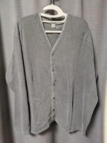 MOSS 그레이 가디건 V넥