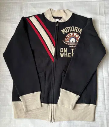 90s GROOVERS 모터 사이클 자수 맨투맨 자켓 L