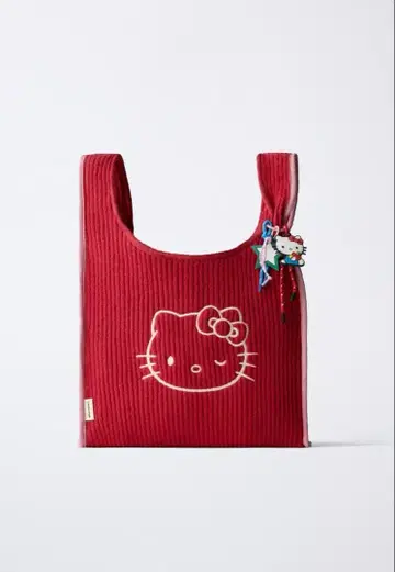 새상품 ZARA x HELLOKITTY SANRIO 니트 백