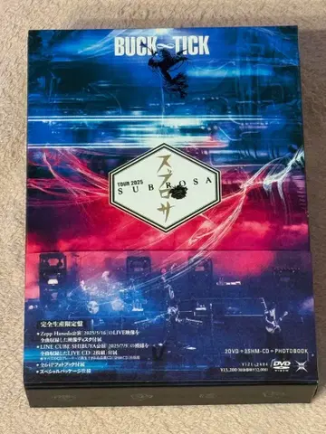 BUCK-TICK TOUR 2025 스브로사 SUBROSA DVD
