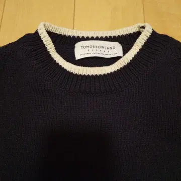 TOMORROWLAND 네이비 크루넥 스웨터