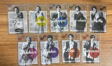 [ 당일 배송 ] SnowMan 클리어 스티커 전원분 미개봉 새상품