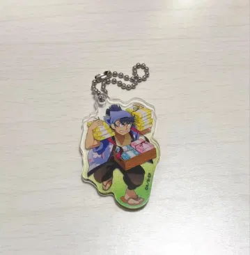 닌타마 찻집 즐거운 꽃놀이 아크릴 키링 식만류삼랑